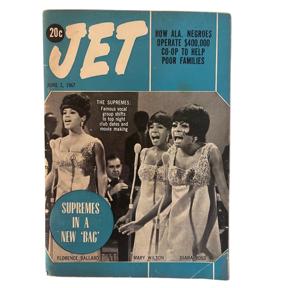 JET Magazine June 1 1967 The Supremes Diana Ross Mary Wilson Florence Ballard